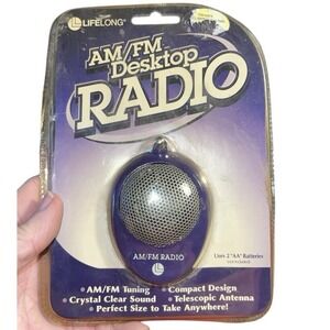 VNTG‎ Lifelong Am/Fm Desktop Radio NIP FB25